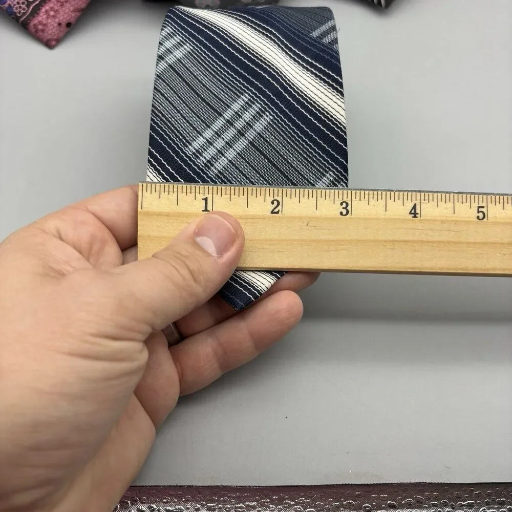 Lot Of 4 Mens Neck Tie - Christian Dior, Bruno Conte, Di Capri, Lilly Dache